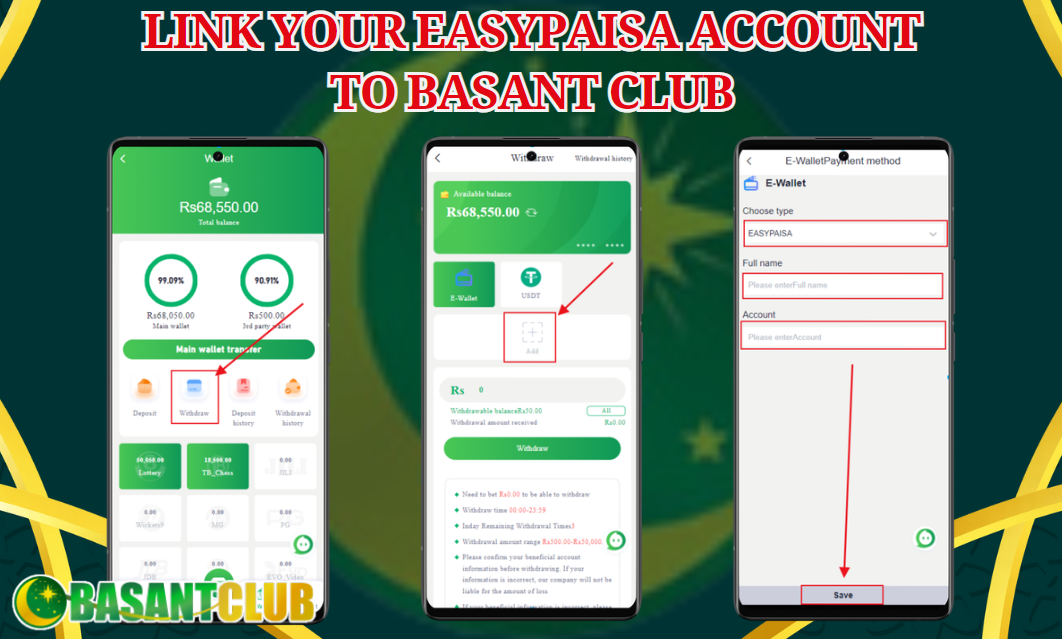 Easypaisa Earnings from Basant Club: A Complete Guide